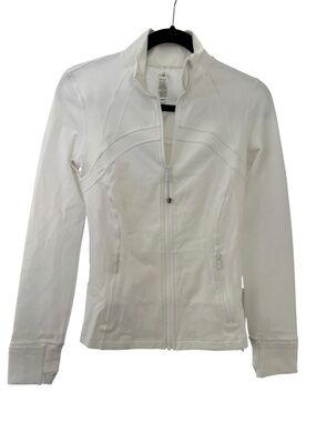 NWT Lululemon White Define Zip Jacket (6)